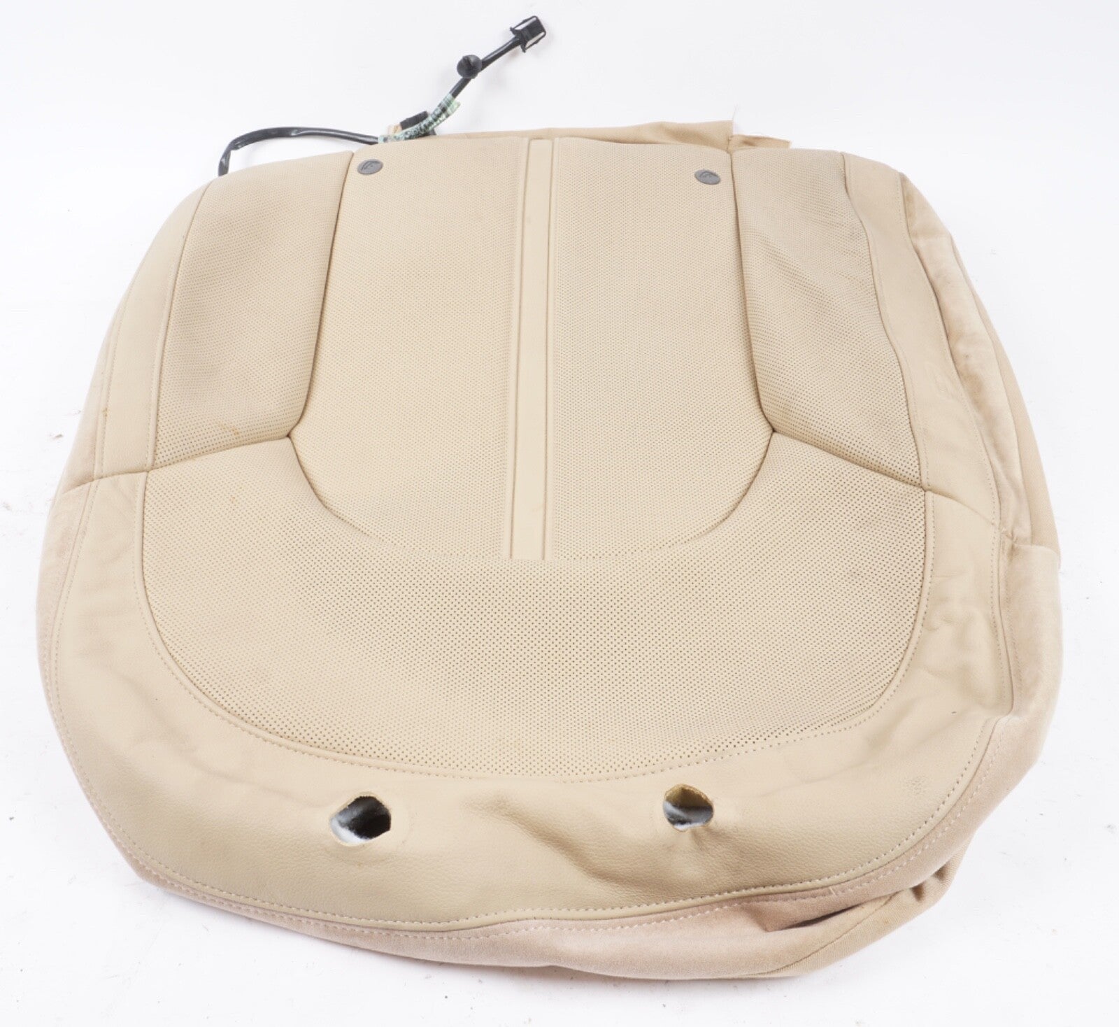 11-17 AUDI A8 A8L S8 REAR RIGHT PASSENGER SEAT BACK BACKREST UPPER COVER BEIGE