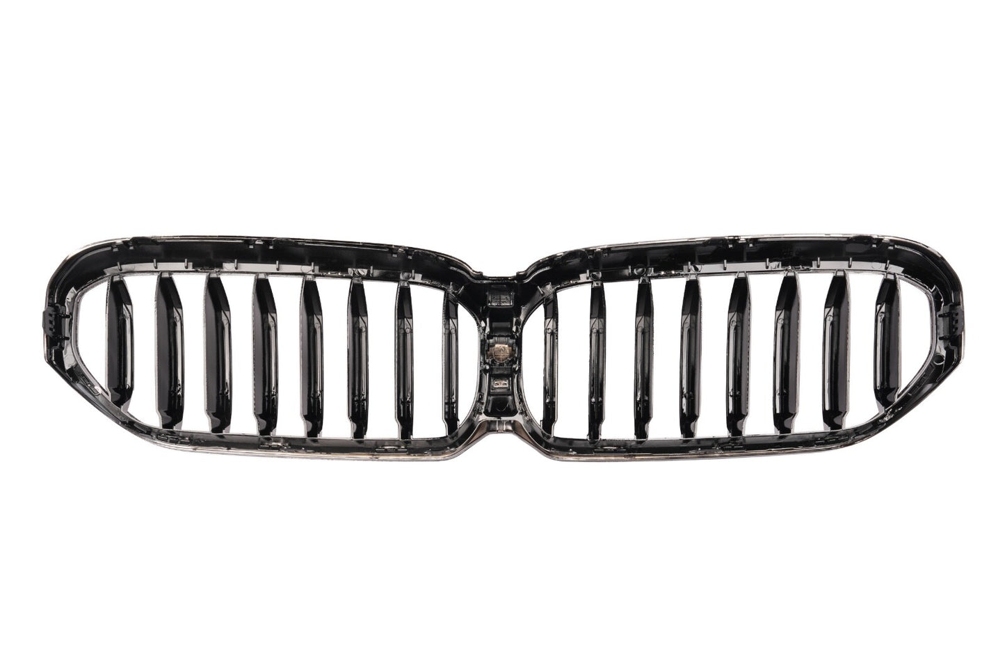 For 2021 2022 BMW G30 G31 LCI Glossy Black Front Kidney Grille Grill - NO CAMERA