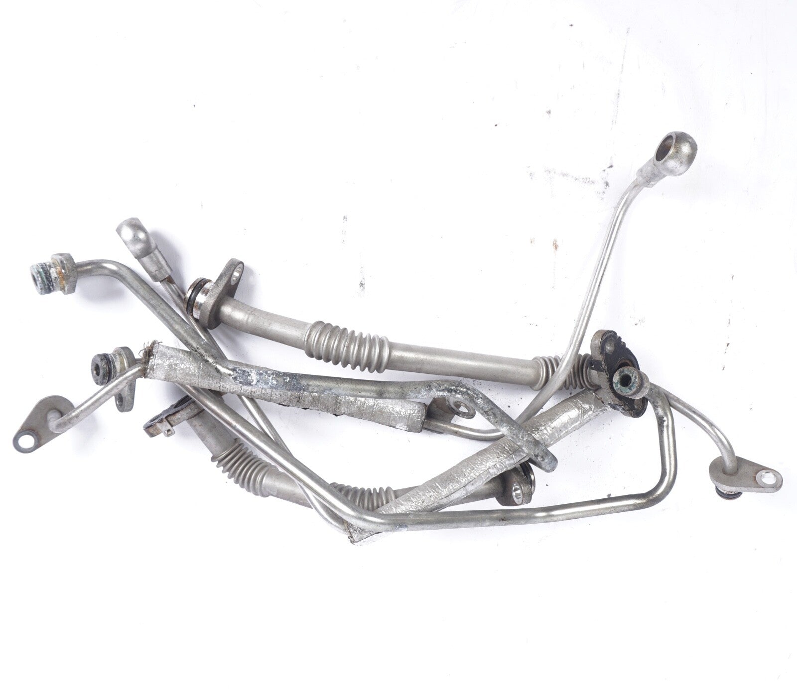 2014 - 2020 MASERATI GHIBLI 3.0L TURBOCHARGER OIL DELIVERY PIPE LINE OEM SET