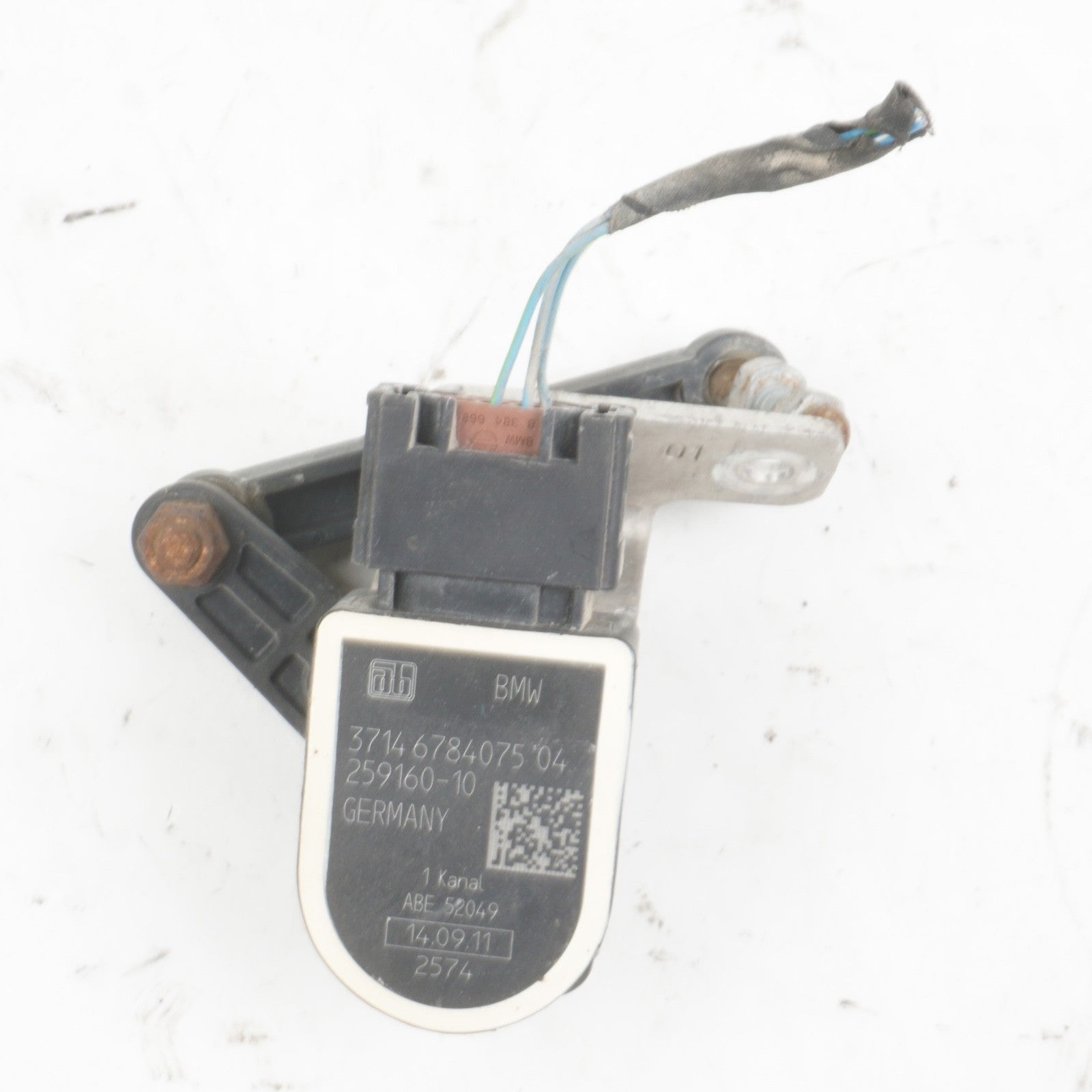 2012 - 2018 BMW 640i 650i F12 REAR LEFT HEADLIGHT HEIGHT LEVEL SENSOR OEM