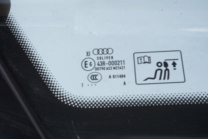 2011 - 2014 AUDI A8 L REAR LEFT DRIVER SIDE QUARTER WINDOW GLASS OEM