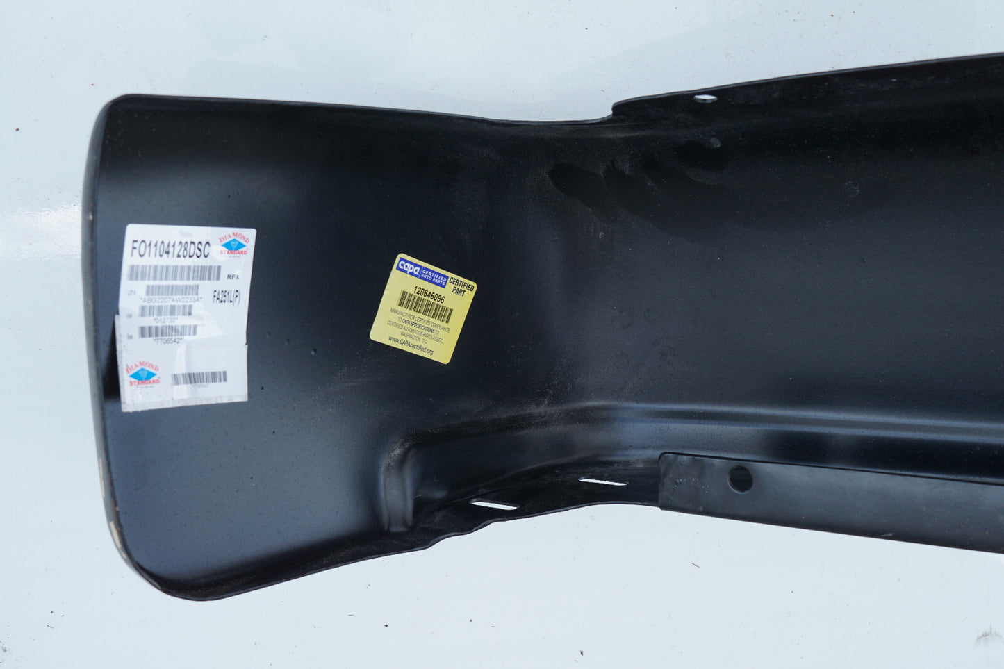 2009 - 2014 Ford F-150 REAR BUMPER END w/o Sensor Hole LEFT DRIVER SIDE