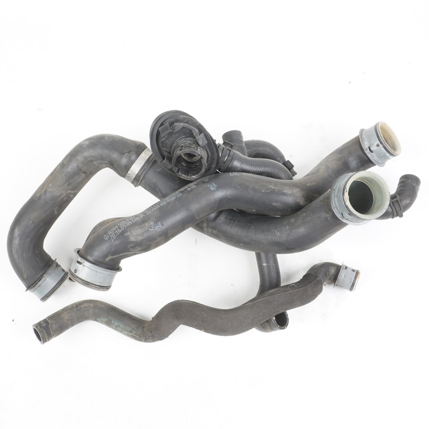 2014 Mercedes W207 E350 Radiator Cooling Hose Pipe Set