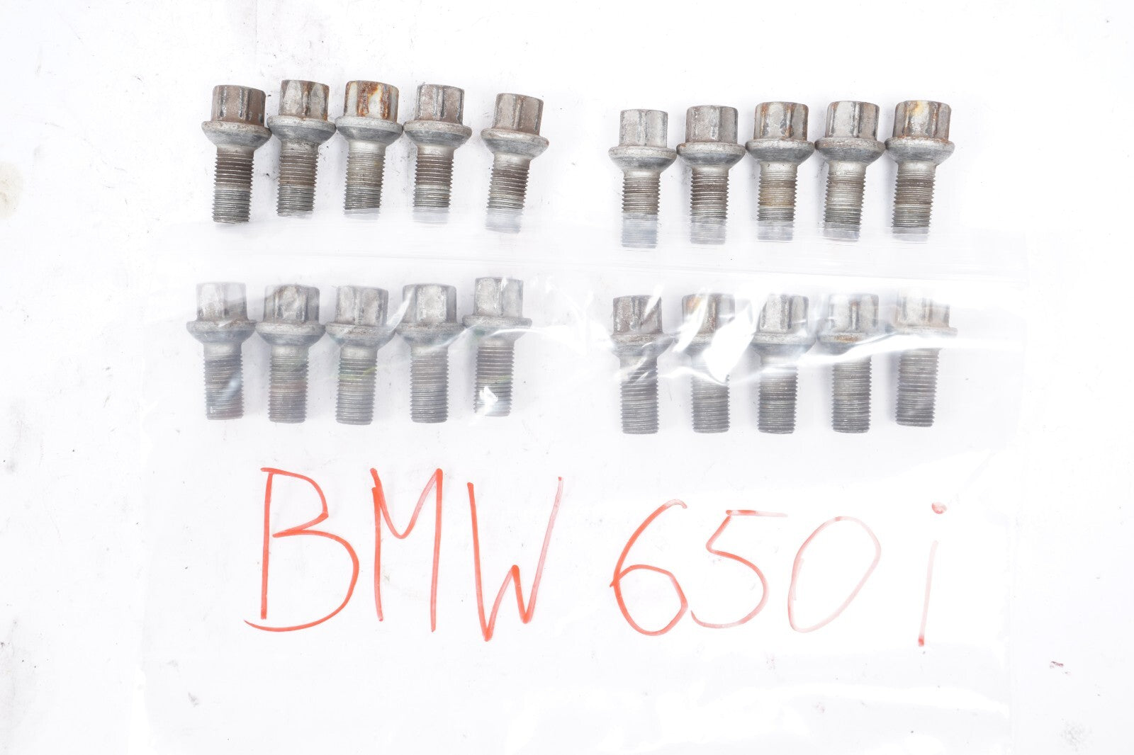 13 - 18 BMW 650i 640i Wheel Lug Nut Bolt SET Of 20  OEM