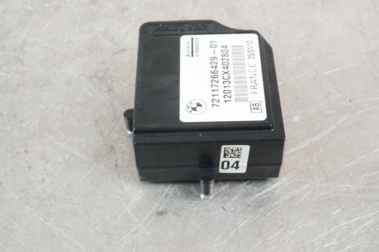 BMW 2007-2013 E93 CONVERTIBLE SAFETY SENSOR CONTROL MODULE UNIT OEM