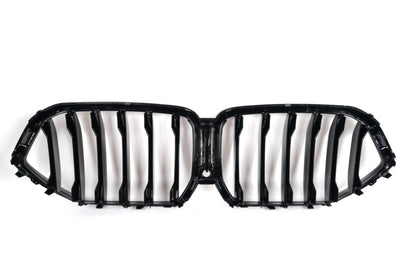 For 2020-2023 BMW X6 G06 Gloss Black Single Slat Front Kidney Grill Grille