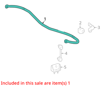 2014-2019 Toyota Highlander 3.5L Fwd Rear Back Stabilizer Sway Bar 48812-0E070