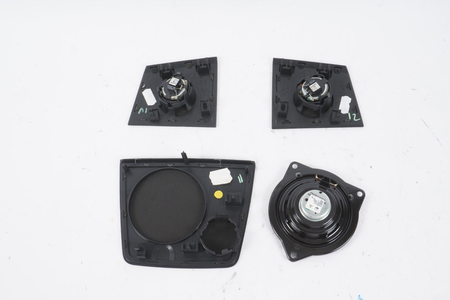 14-17 MASERATI GHIBLI RIGHT/LEFT CENTER DASHBOARD SPEAKER COVER GRILLE SET OEM