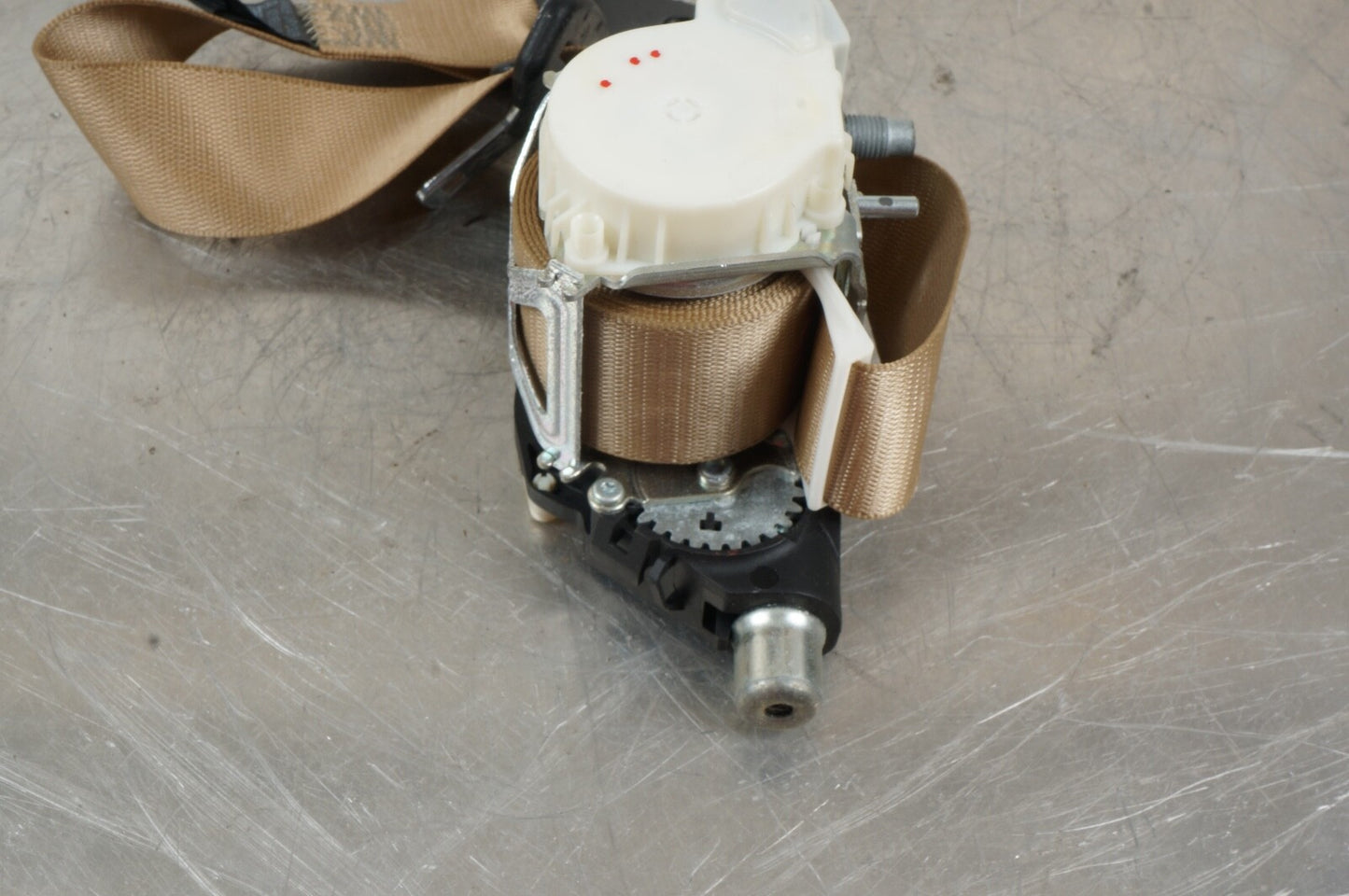 06-13 Mercedes W251 R350 R500 Seat Belt Retractor 3RD Row Left Side Beige OEM