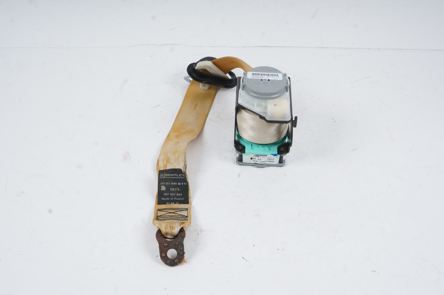 2010 -2020 BENTLEY MULSANNE REAR RIGHT PASSENGER SEAT BELT RETRACTOR