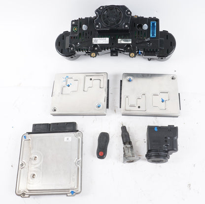 2011-2018 PORSCHE CAYENNE 3.6L IGNITION SET KEY LOCK MODULE GAUGE OEM