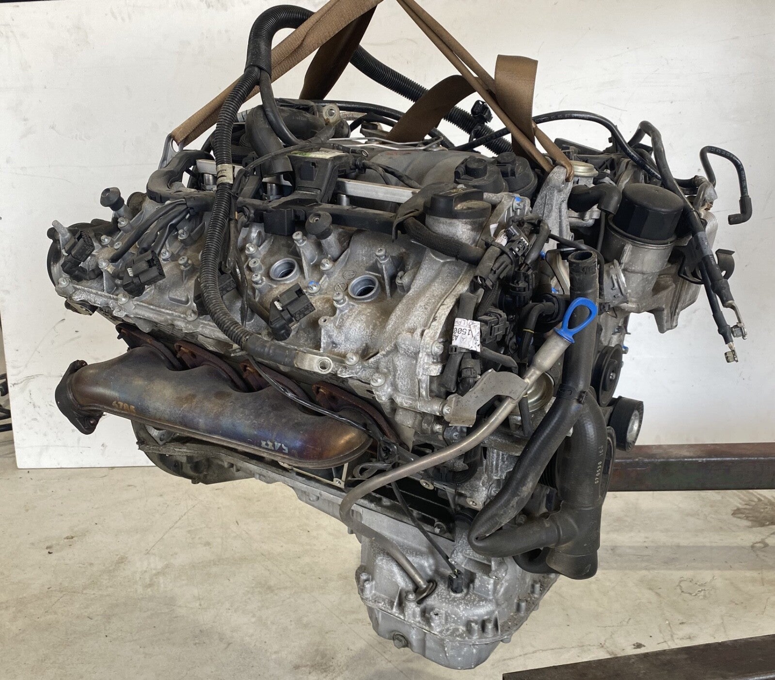 2007 - 2008 MERCEDES W216 CL550 S550 5.5L V8 M273 RWD ENGINE MOTOR ASSEMBLY OEM