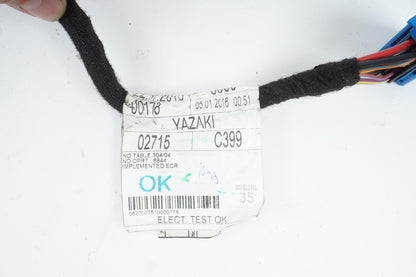 14 - 17 MASERATI QUATTROPORTE REAR LEFT DRIVER SIDE DOOR WIRE HARNESS OEM