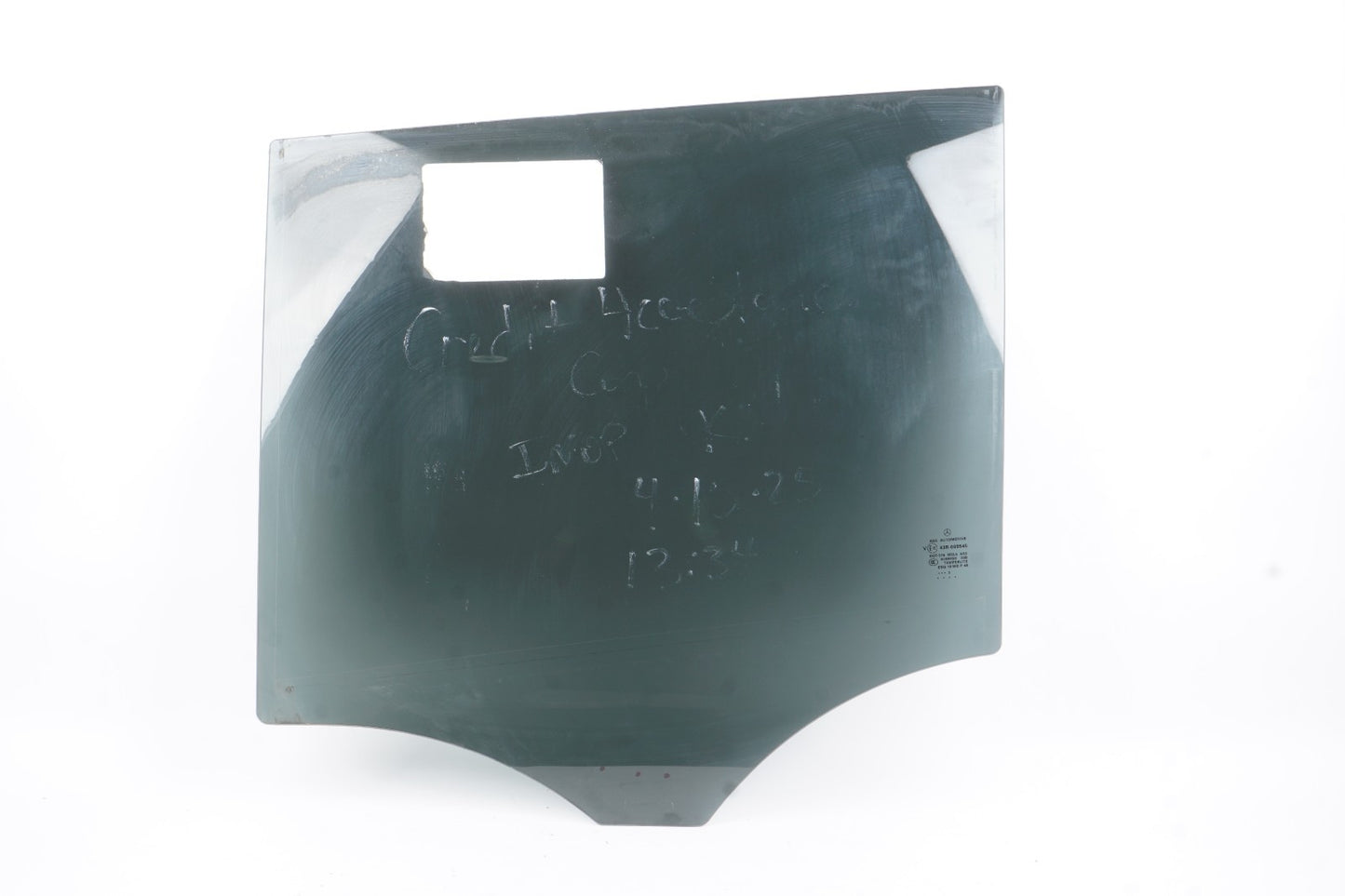 13-19 Mercedes X166 ML GL GLS Rear Left Driver Side Door Window Glass OEM
