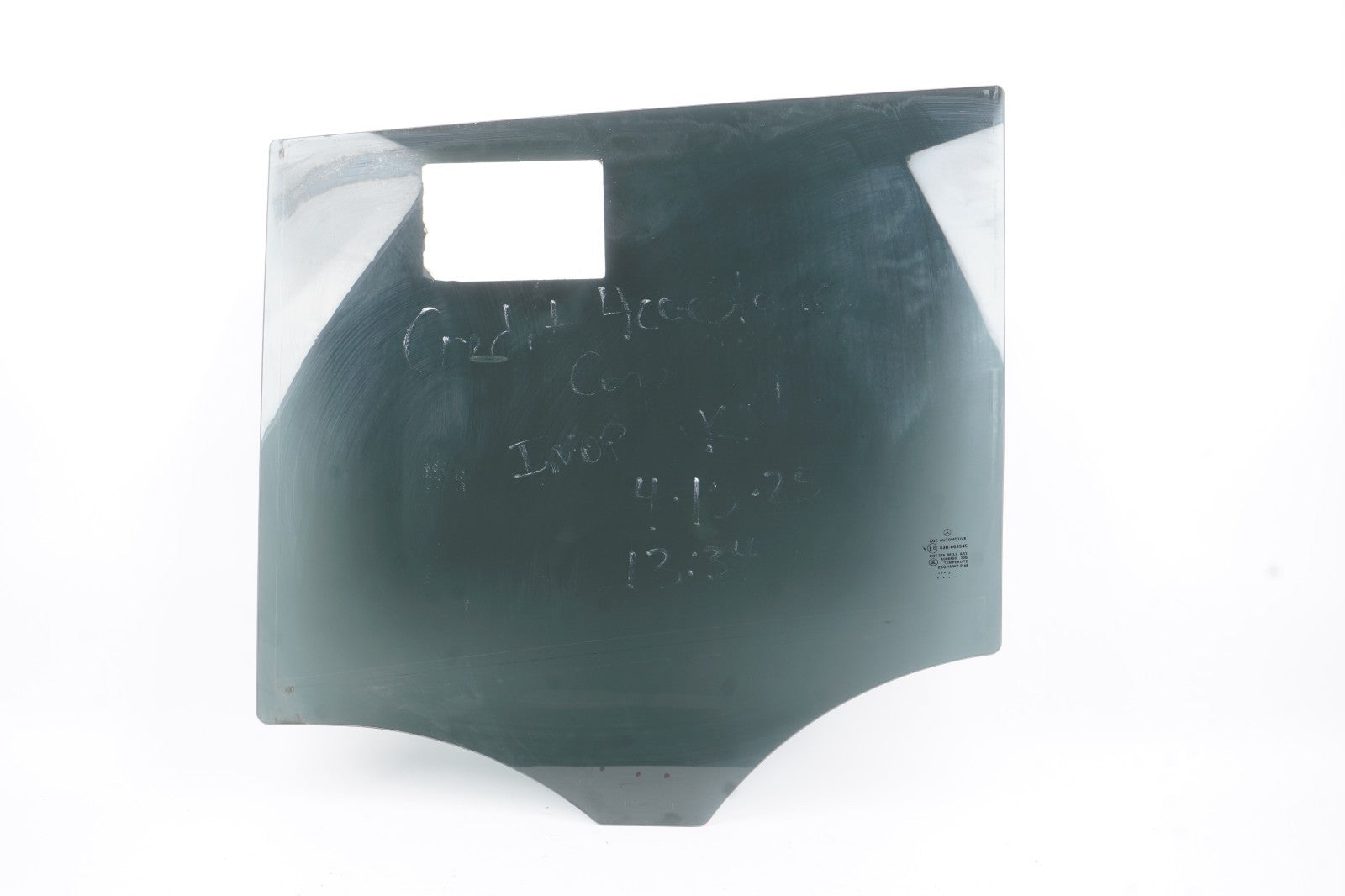 13-19 Mercedes X166 ML GL GLS Rear Left Driver Side Door Window Glass OEM