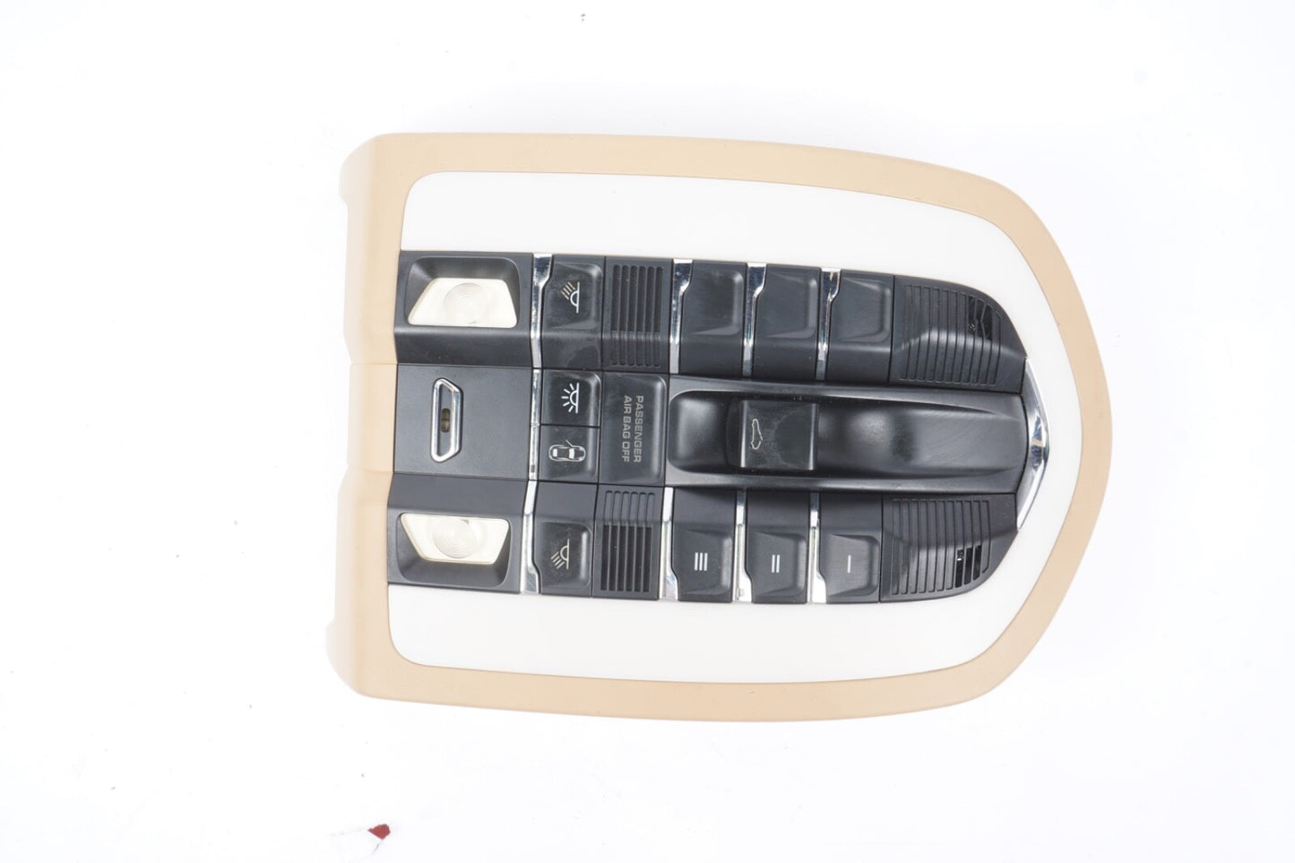 11-18 PORSCHE CAYENNE OEM OVERHEAD ROOF CONSOLE 7PP959551