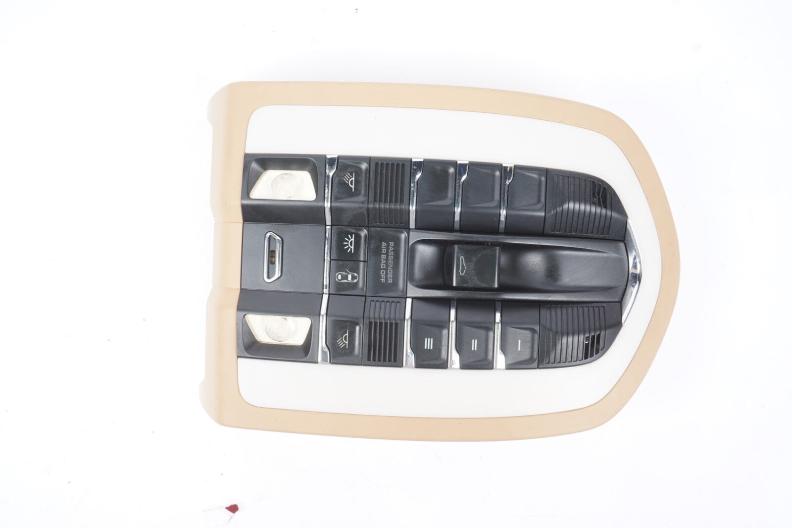 11-18 PORSCHE CAYENNE OEM OVERHEAD ROOF CONSOLE 7PP959551