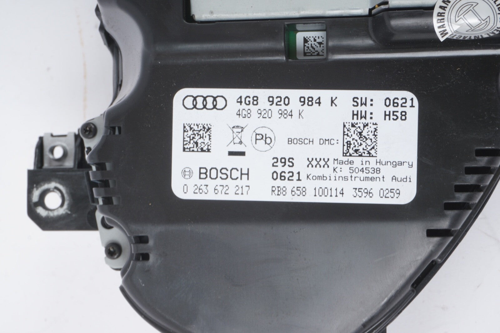 2014 - 2015  AUDI A7 DASH INSTRUMENT CLUSTER GAUGE SPEEDOMETER OEM