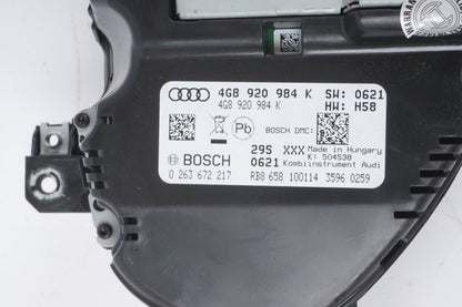 2014 - 2015  AUDI A7 DASH INSTRUMENT CLUSTER GAUGE SPEEDOMETER OEM