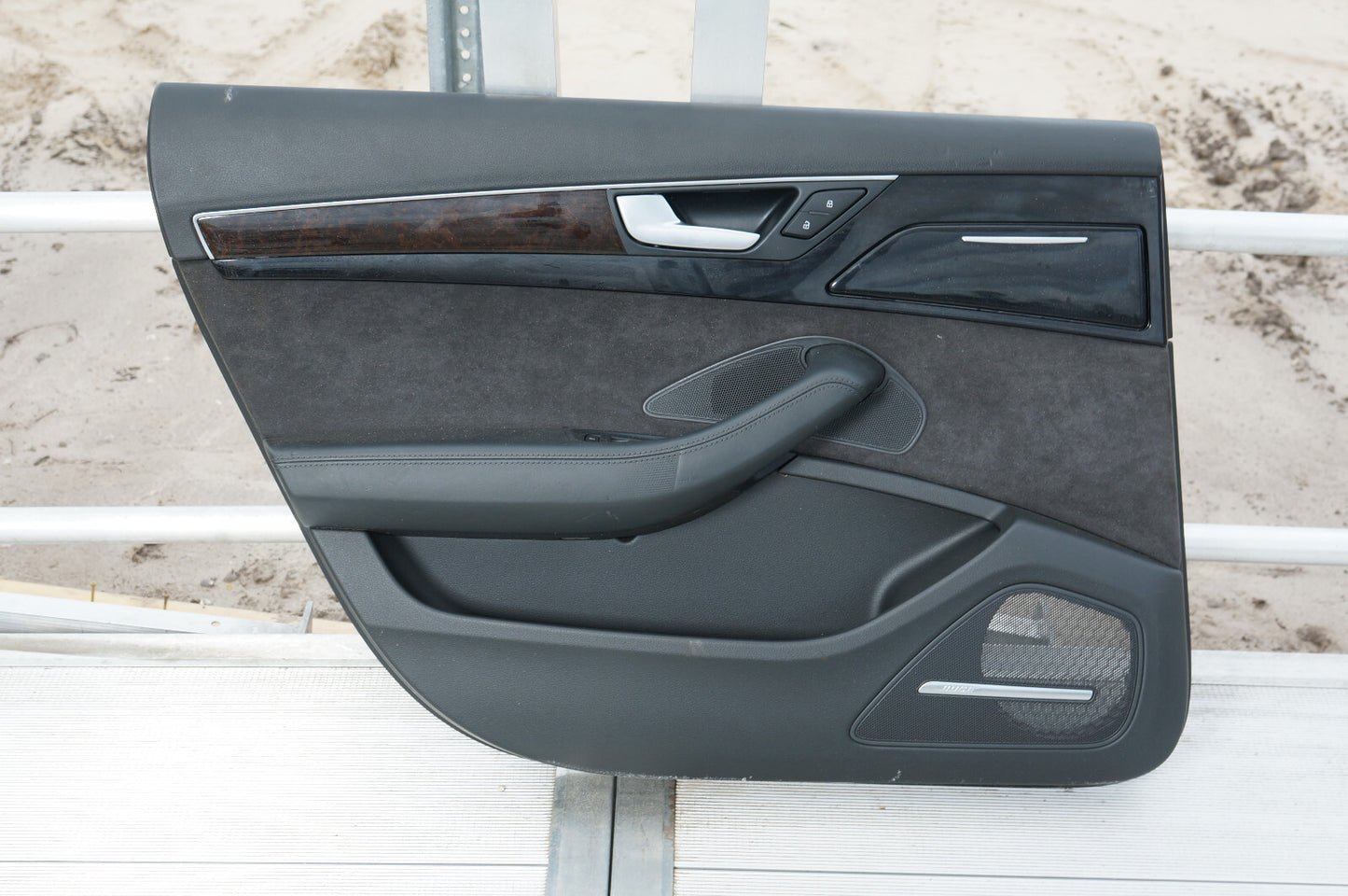 2011 - 2018 AUDI A8L REAR LEFT DRIVER SIDE DOOR PANEL TRIM OEM