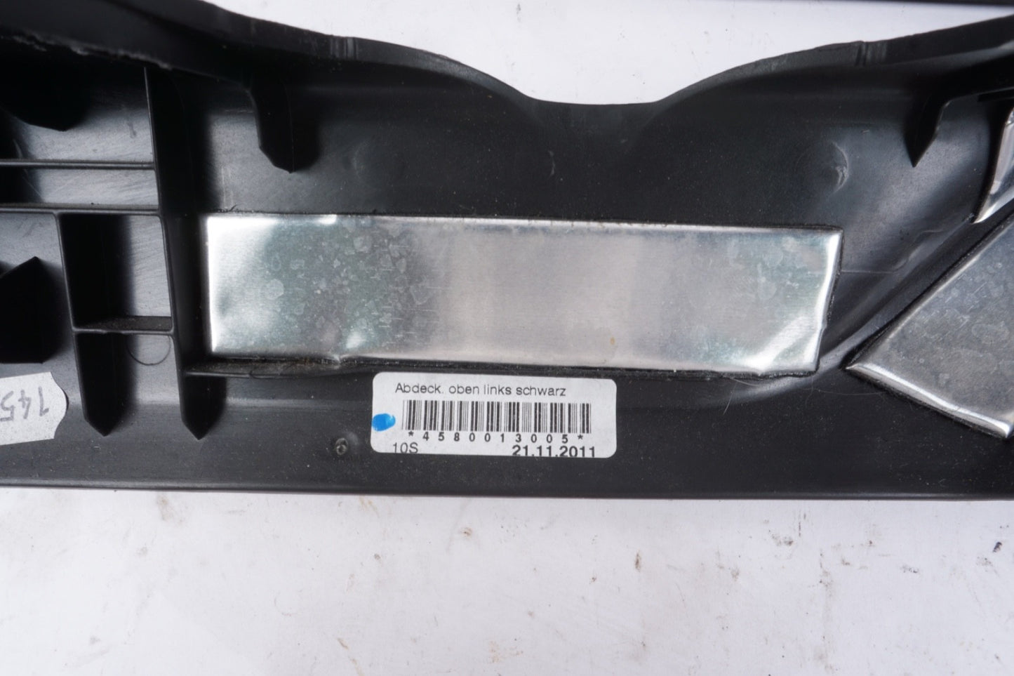 11-18 Porsche Cayenne 958 Interior Centre Console Grab Handle Trim Cover Black 