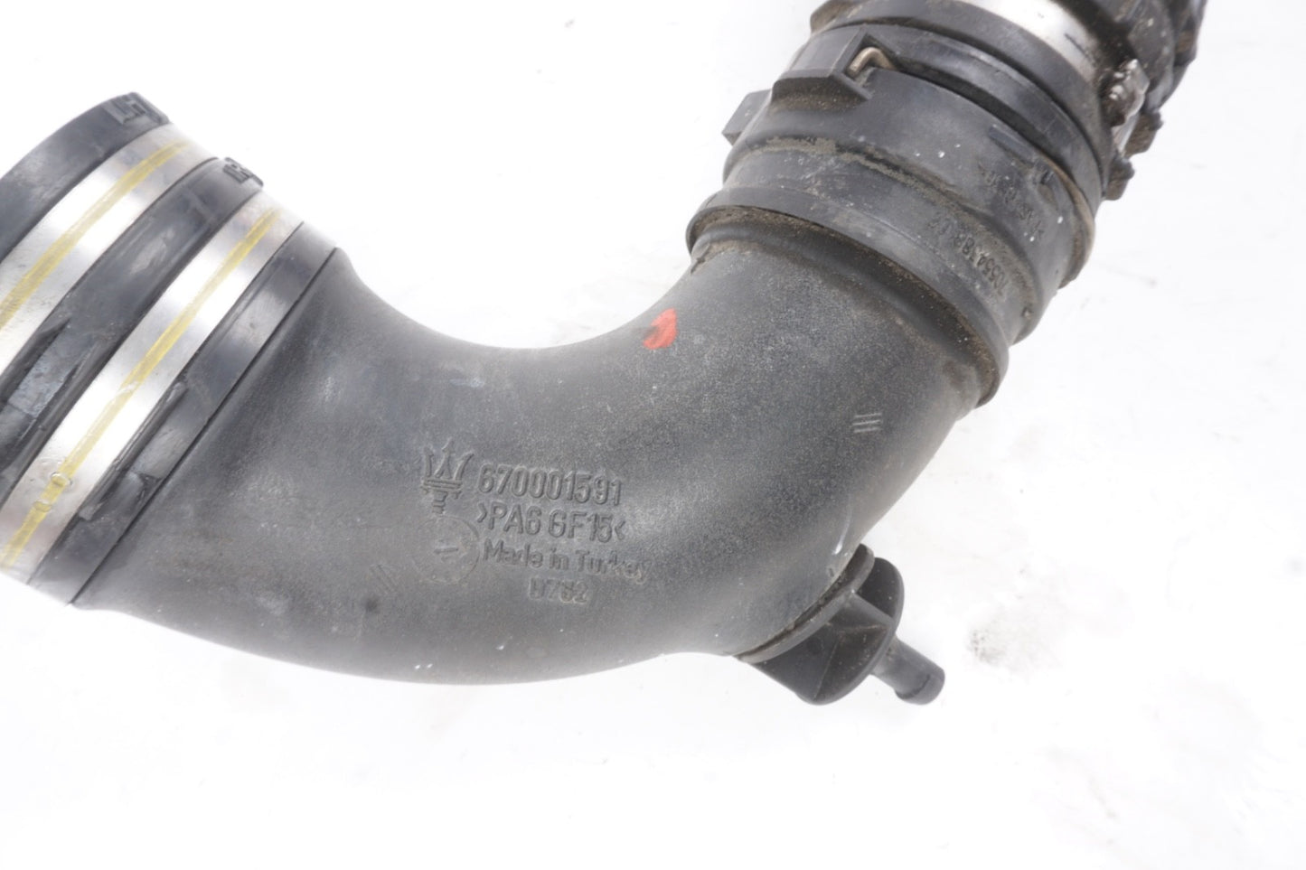 2014 - 2017 Maserati Ghibli Left Air Intake Inlet Resonator Sleeve Hose Tube OEM