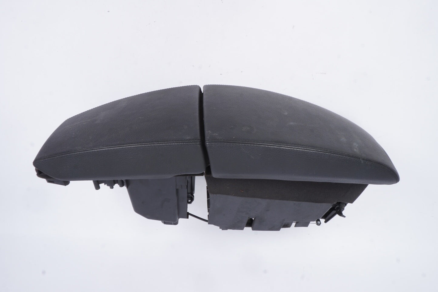 04-10 BMW E64 650i 645Ci Center Console Armrest Cover Lid Nappa Black OEM