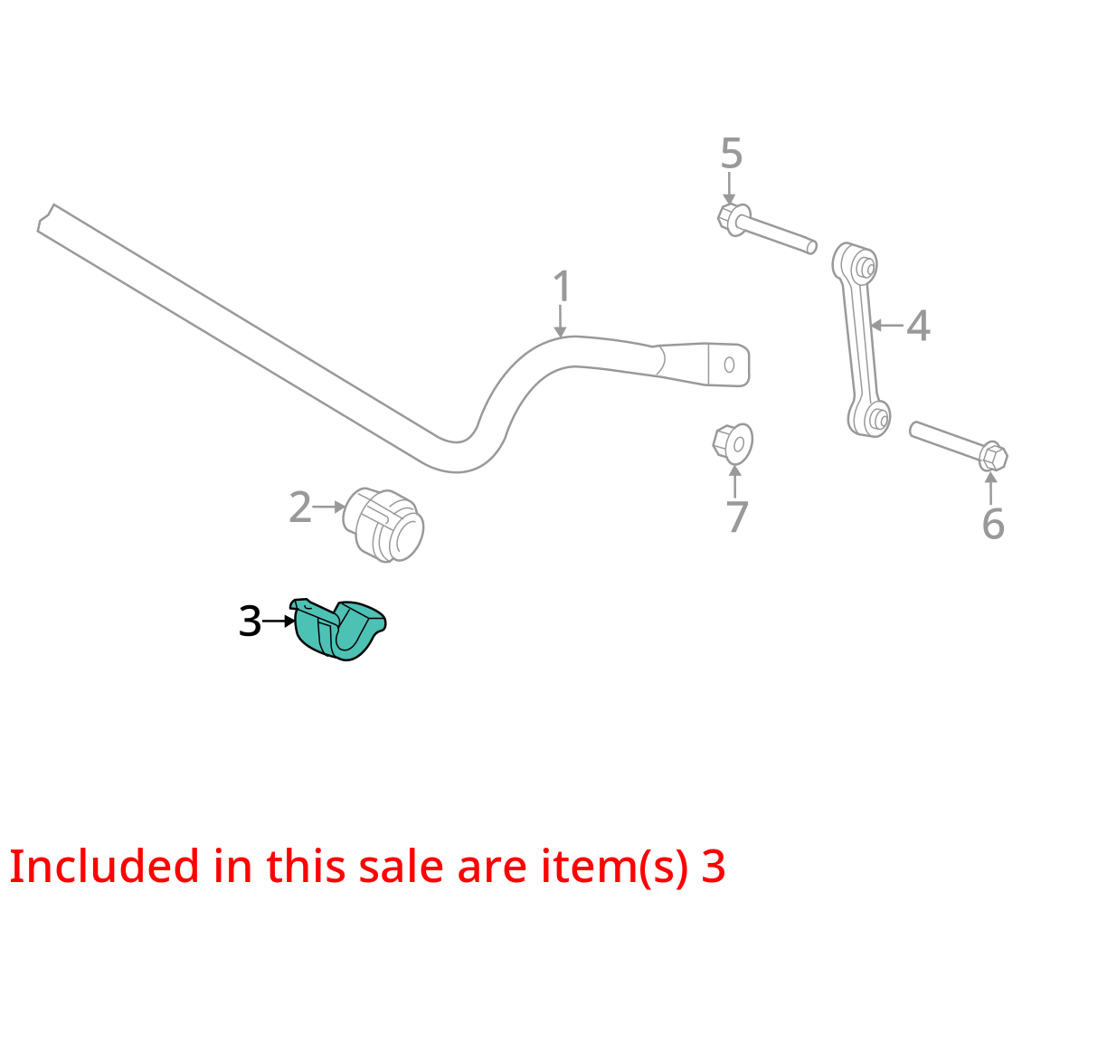 2011 - 2018 Audi A8 Quattro Front Stabilizer Sway Anti Roll Bar OEM