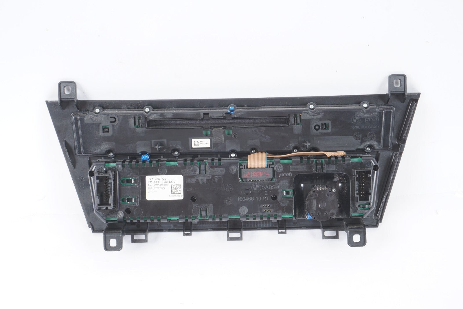 2012 - 2018 BMW 650i 640i Radio & Climate Control Switch Panel OEM