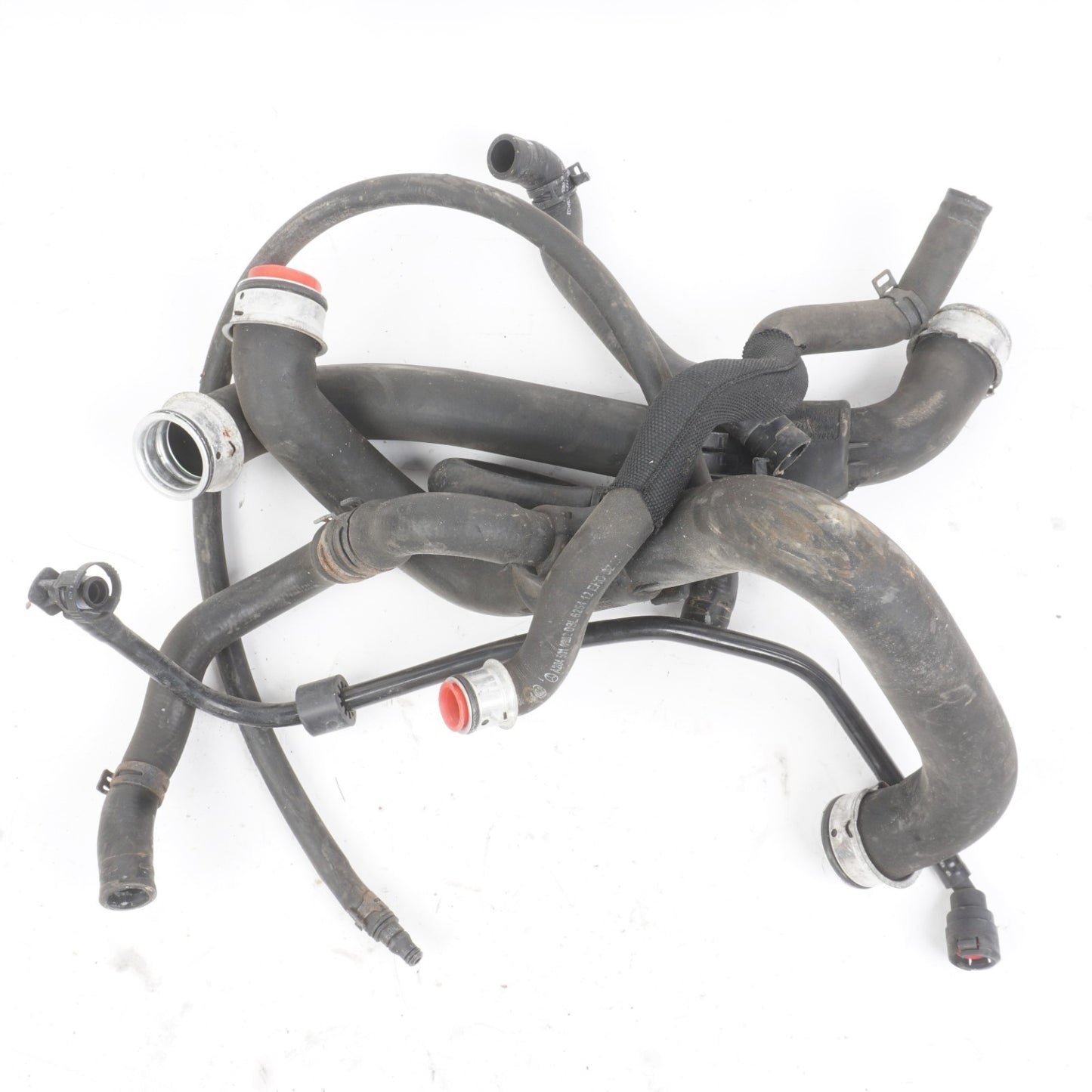 08-11 Mercedes W204 C300 Coolant Hose Line Pipe SET OEM