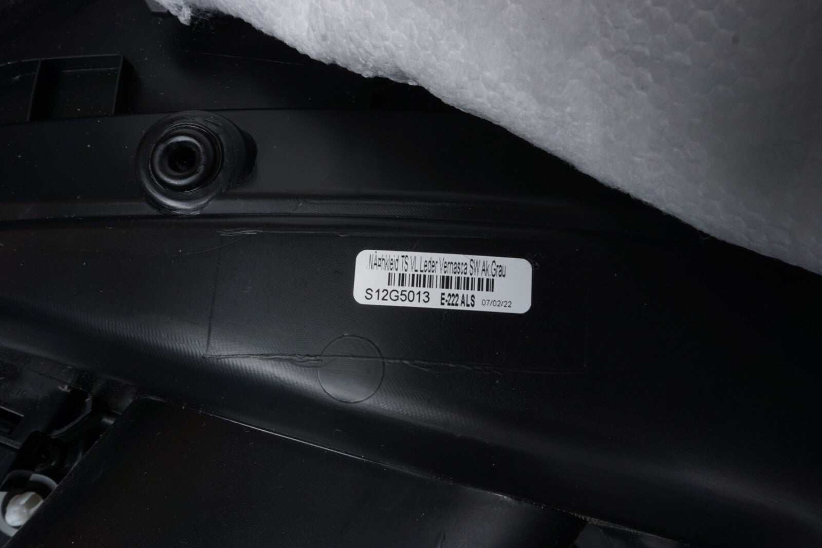 2021-2024 BMW M440I 430I FRONT LEFT INNER DOOR TRIM PANEL BLACK LEATHER OEM