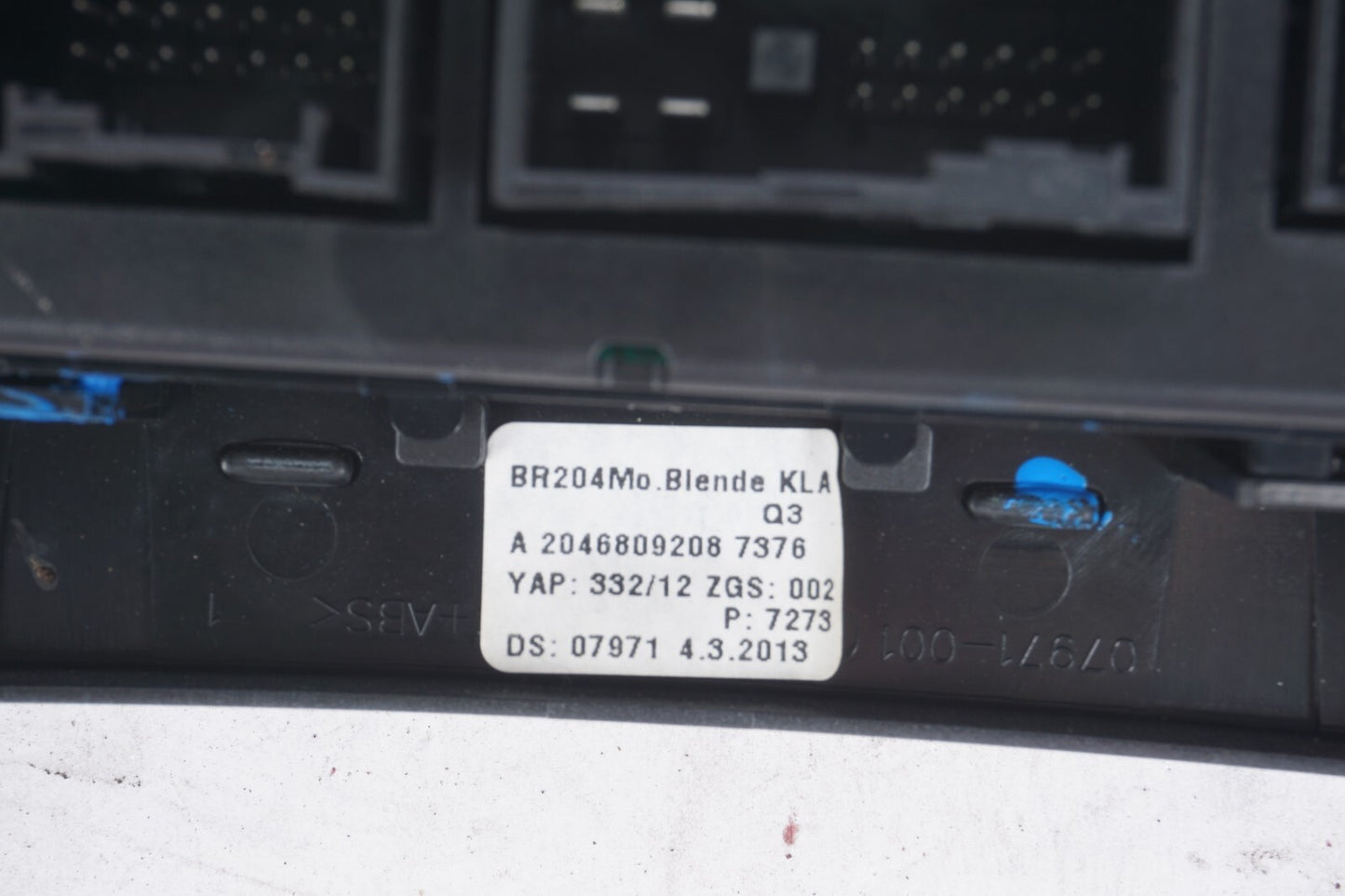 12-14 Mercedes C300 C350 W204 A/C Climate Temperature Heater Switch Control  OEM
