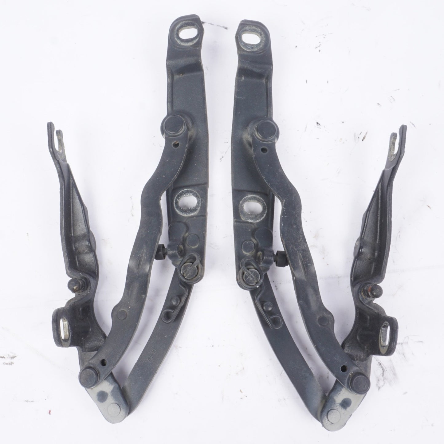 03-08 BMW E85 Z4 SET OF 2 REAR LEFT & RIGHT TRUNK HINGE GRAY OEM
