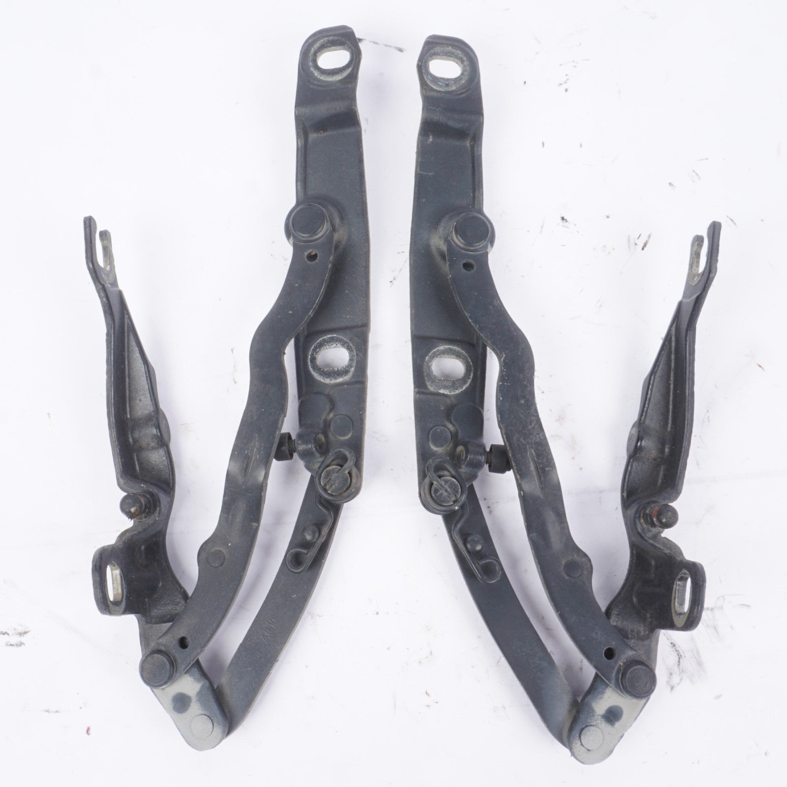 03-08 BMW E85 Z4 SET OF 2 REAR LEFT & RIGHT TRUNK HINGE GRAY OEM