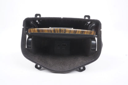 2014 - 2022  Maserati Ghibli Center Console Phone Holder Compartment Carbon OEM