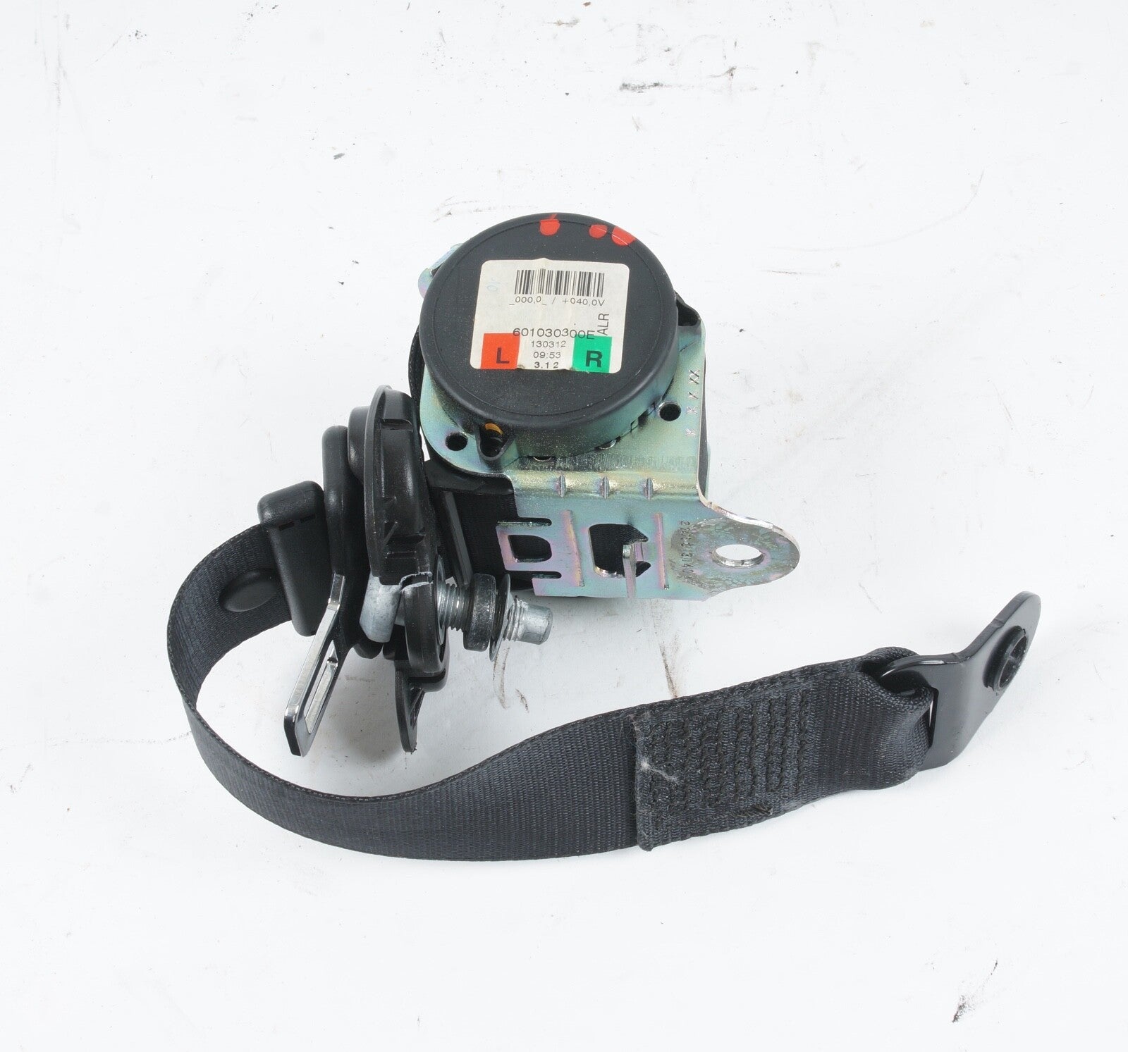 2007-2010 MINI COOPER REAR LEFT OR RIGHT SEAT BELT RETRACTOR OEM 601030300