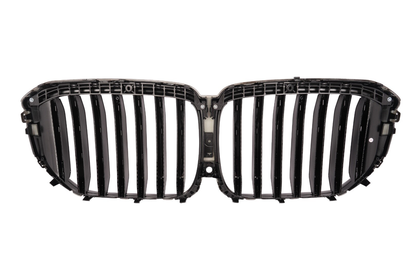 For 2025 BMW G05 X5 LCI Gloss Black Single Line Front Bumper Kidney Grille