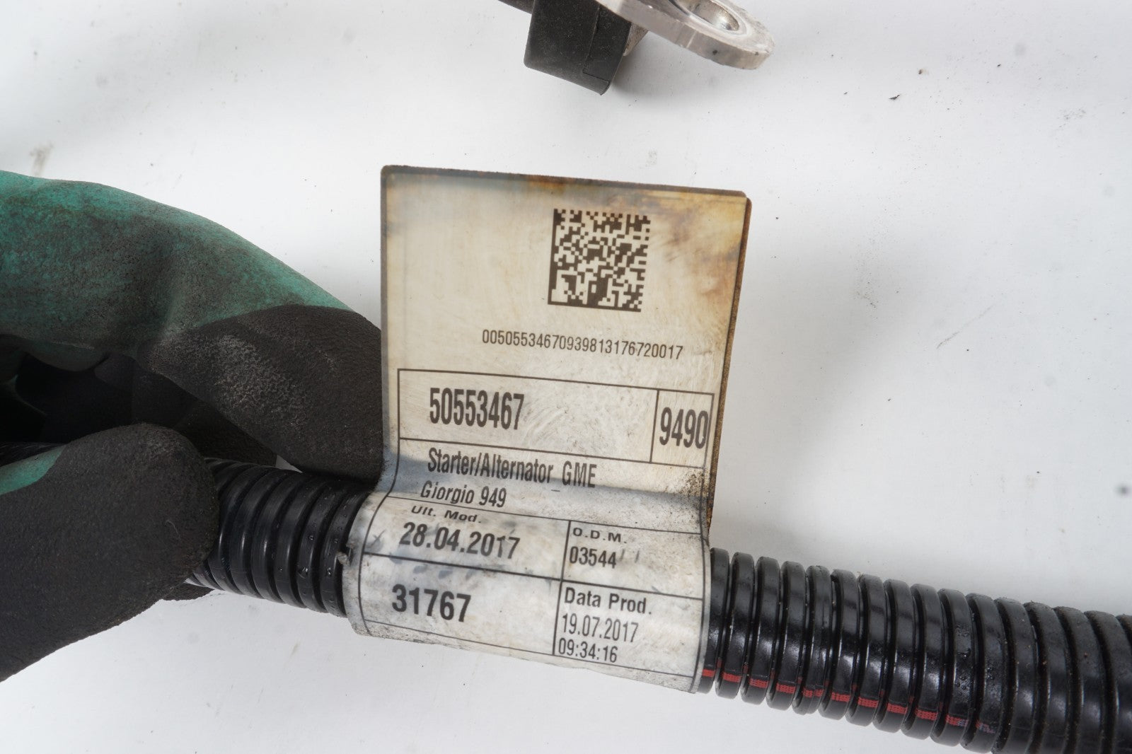 2017 - 2019 ALFA ROMEO STELVIO STARTER BATTERY POSITIVE CABLE WIRE HARNESS OEM