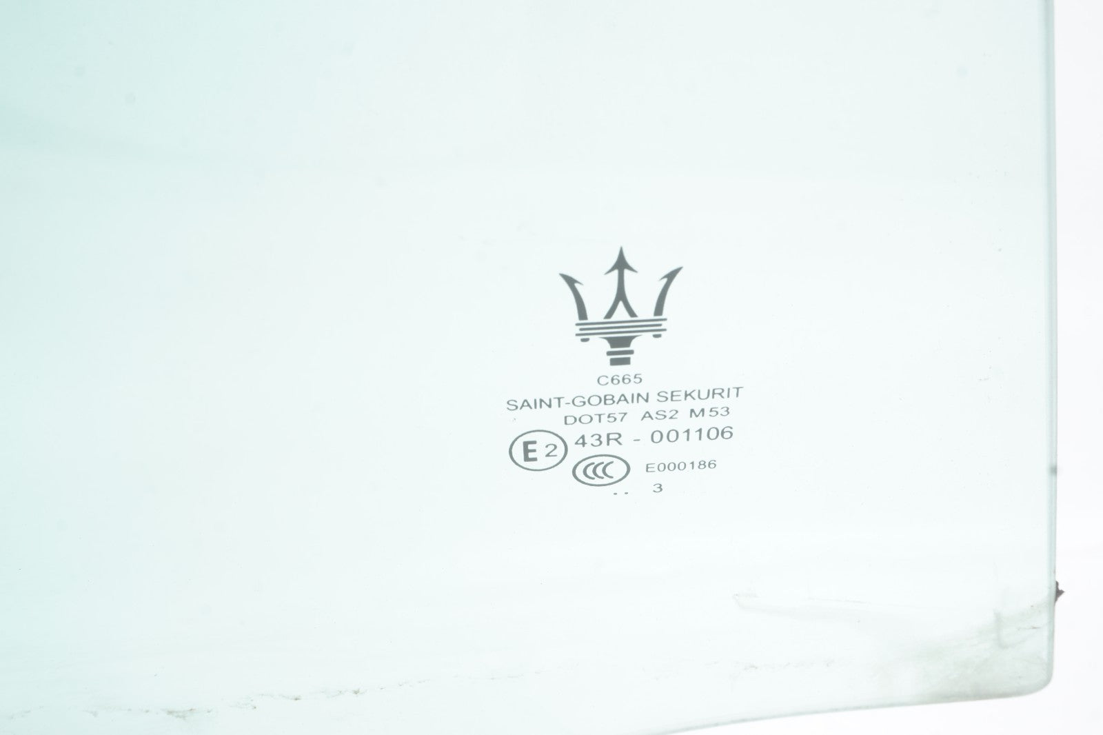 2014 - 2021 Maserati Ghibli Rear Right Passenger Side Door Window Glass OEM