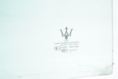 2014 - 2021 Maserati Ghibli Rear Right Passenger Side Door Window Glass OEM