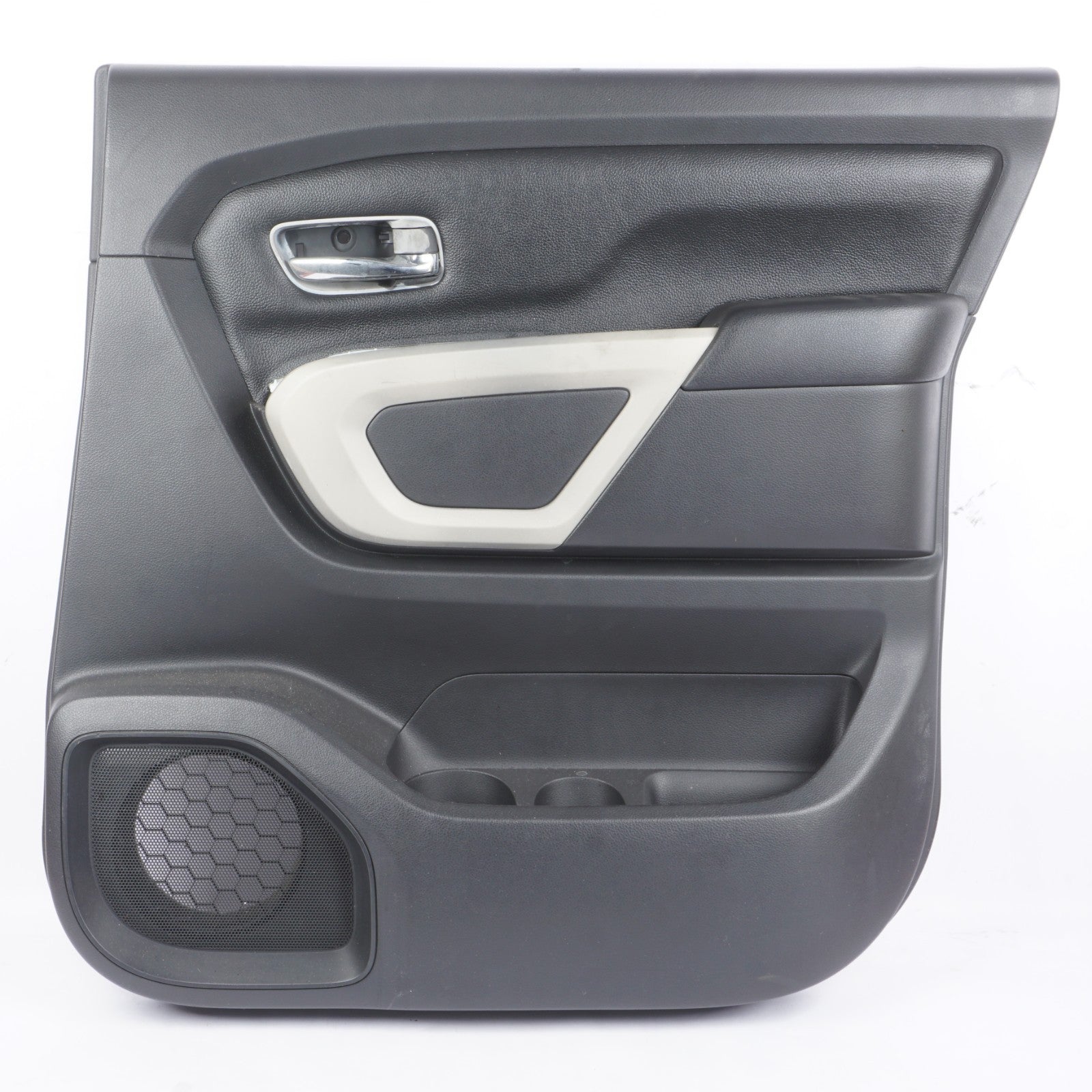 2019 - 2021 NISSAN TITAN REAR RIGHT SIDE DOOR TRIM COVER PANEL BLACK OEM