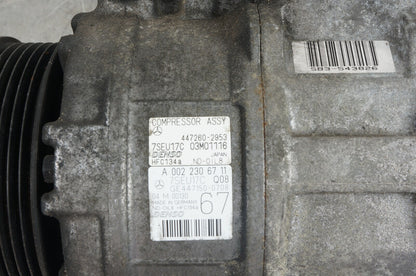 07-11 Mercedes W221 S550 CL550 A/C Air Conditioning Compressor 0022306711 OEM