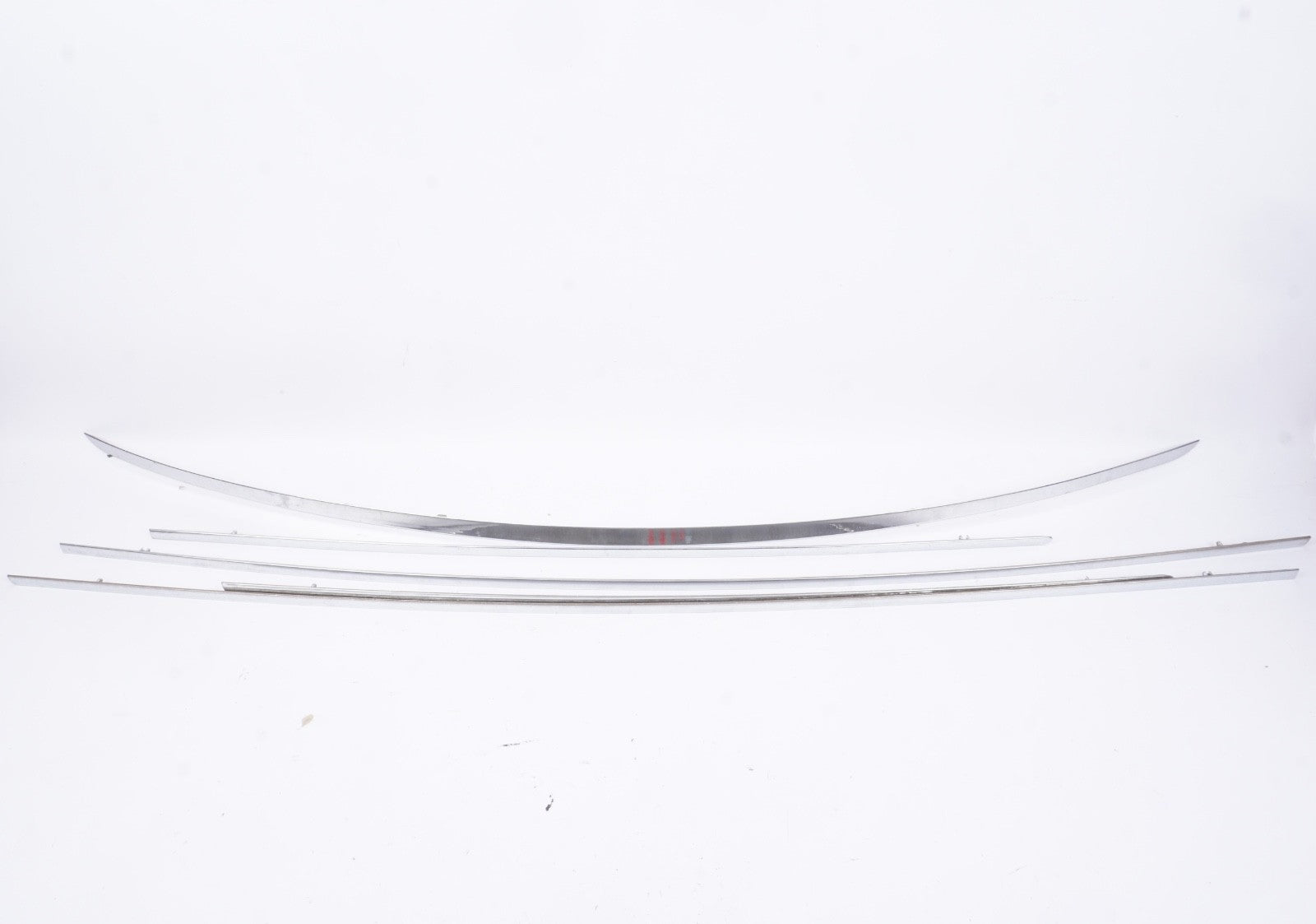 07 - 13 MERCEDES S550 FRONT REAR LEFT RIGHT DOOR CHROME MOLDING TRUNK LID SET