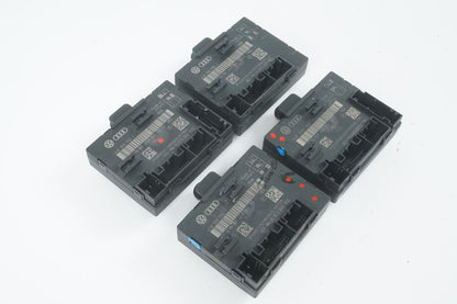 2012 - 2018 AUDI A7 DOOR CONTROL MODULE FRONT & REAR SET OF 4 OEM