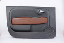 12-19 Fiat 500 Abarth Coupe Left Leather Interior Door Trim Panel