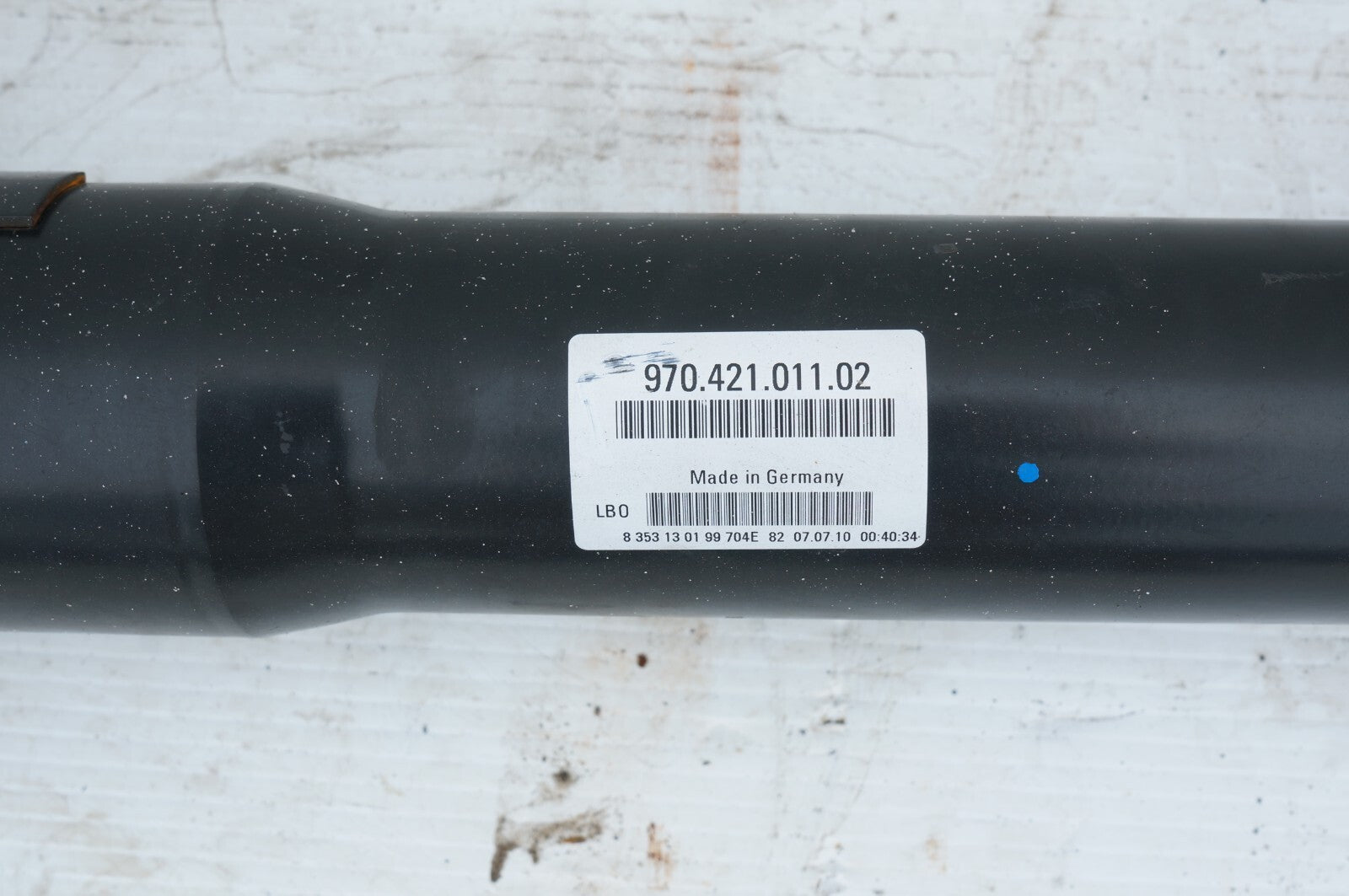 10 - 16 PORSCHE PANAMERA 3.6L REAR DRIVESHAFT 97042101102 OEM