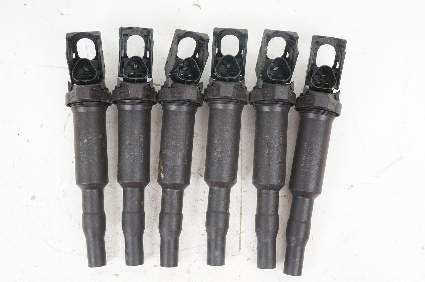 2007-2013 BMW 328I E90 E92 E93 IGNITION COIL 7571643 SET OF 6 OEM