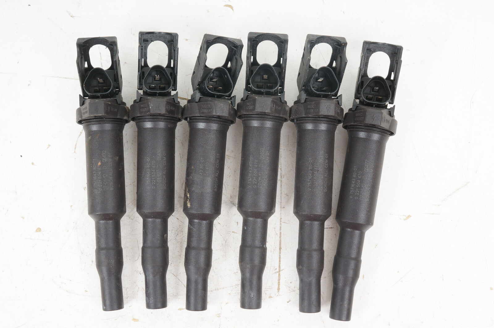 2007-2013 BMW 328I E90 E92 E93 IGNITION COIL 7571643 SET OF 6 OEM