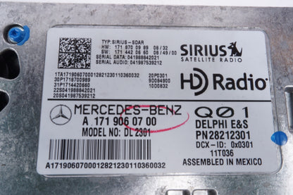 09-13 Mercedes W164 ML350 ML450 CL550 Sirius Satellite Radio Receiver OEM
