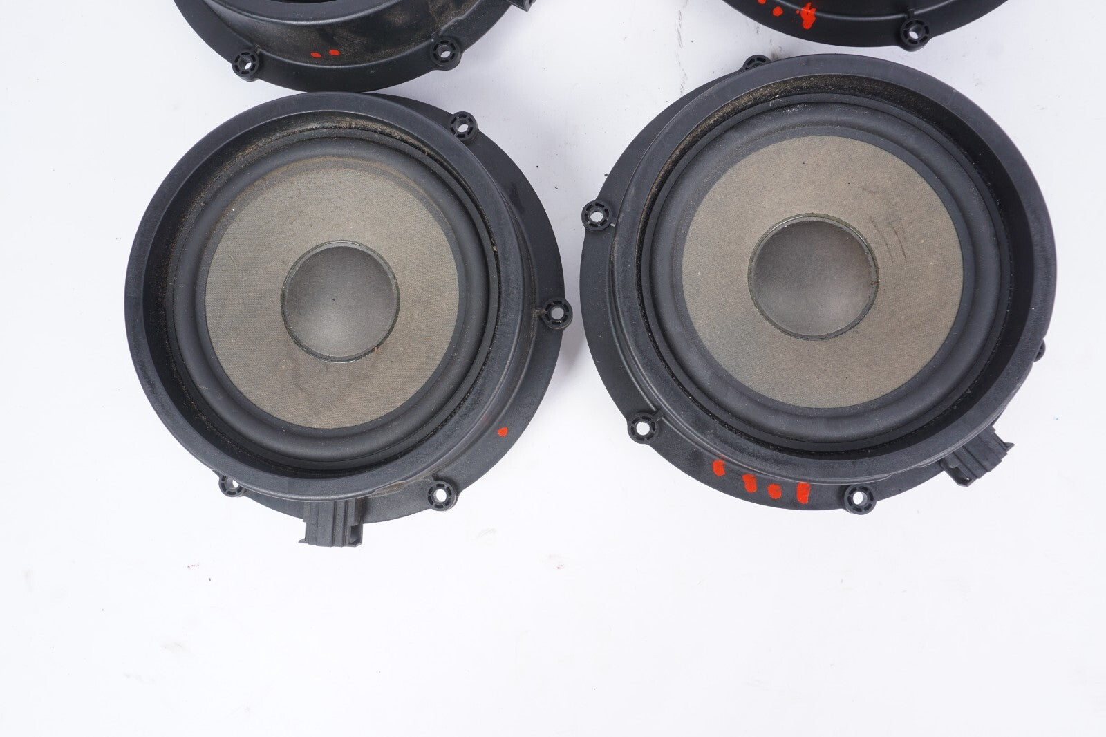 11-18 Porsche Cayenne 958 Door Audio Speaker Set Of 4 OEM